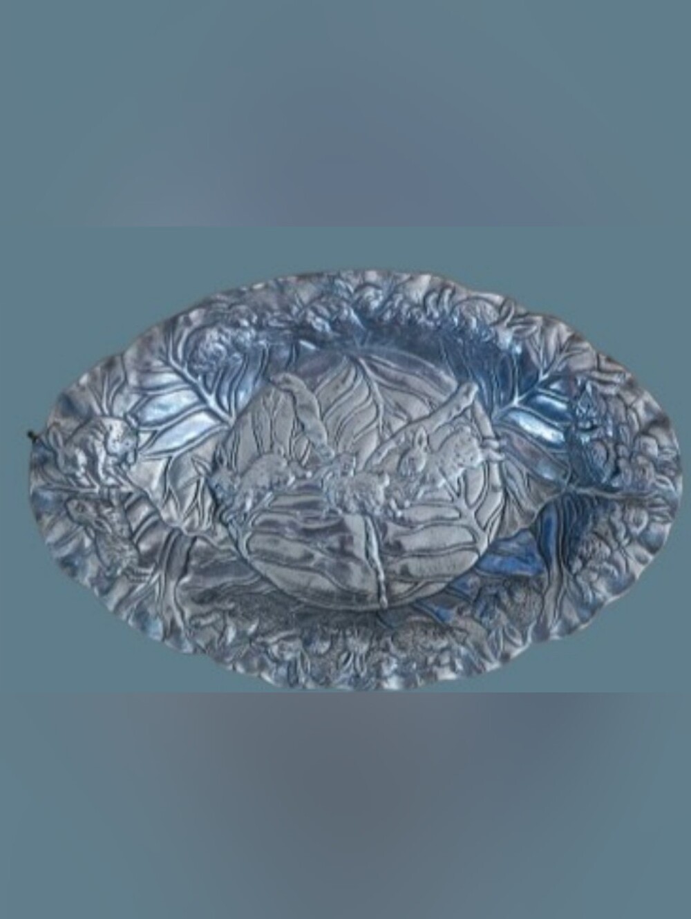 Arthur Court Vintage Bunny/ Rabbit Tray/Platter 1990